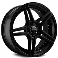 18" Versus Wheels VS343 Gloss Black Rims