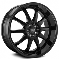18" Versus Wheels VS409 Gloss Black Rims