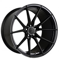 19/20" Staggered Vertini Wheels RFS1.2 Gloss Black Corvette Flow Formed Rims