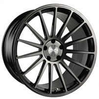 20" Vertini Wheels RFS2.3 Brushed Dual Black Flow Formed Rims