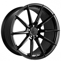 19/20" Staggered Vertini Wheels RFS1.1 Gloss Black Corvette Flow Formed Rims