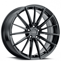 17" Vision Wheels 473 Axis Gloss Black Rims 