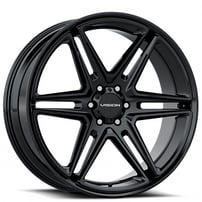 24" Vision Wheels 476 Wedge Gloss Black Rims 
