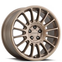 17" Vision Wheels 477 Monaco Bronze Rims