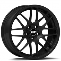 18" Staggered VMR Wheels V703 Matte Black Rims