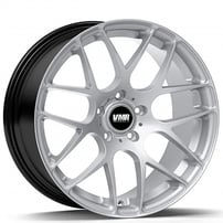 18" Staggered VMR Wheels V710 Hyper Silver Rims