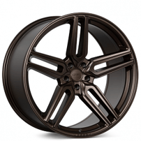 19" Staggered Vossen Wheels HF-1 Custom Satin Bronze Rims
