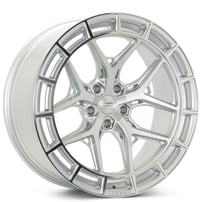 20" Vossen Wheels HFX-1 Silver Polished Off-Road 5-Lugs Rims