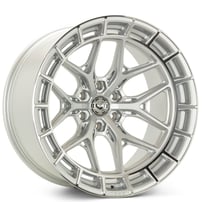 20" Vossen Wheels HFX-1 Silver Polished Off-Road 6-Lugs Rims