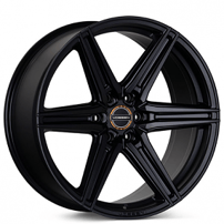 24" Vossen Wheels HF6-2 Custom Satin Black Rims