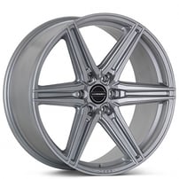 24" Vossen Wheels HF6-2 Custom Satin Silver Rims