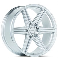 22" Vossen Wheels HF6-2 Silver Polished Rims 