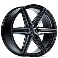 22" Vossen Wheels HF6-2 Tinted Gloss Black Rims 