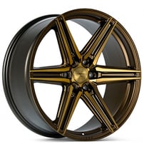 22" Vossen Wheels HF6-2 Tinted Matte Bronze Rims 