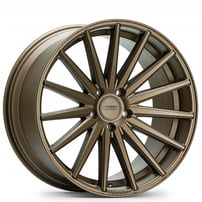 20" Staggered Vossen Wheels VFS-2 Custom Satin Bronze Rims