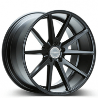 19" Staggered Vossen Wheels VFS-1 Custom Satin Black Rims