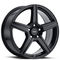 17" Voxx Wheels Como Gloss Black Rims
