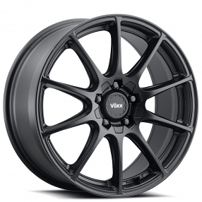 16" Voxx Wheels Cotto Matte Black Rims