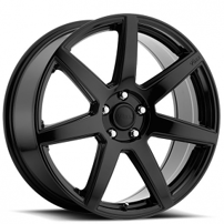 20" Voxx Wheels Divo Gloss Black Rims