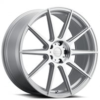 19" Voxx Wheels Lucca Silver Machined Face Flow Forged Rims