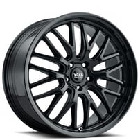 17" Voxx Wheels Masi Gloss Black Flow Forged Rims