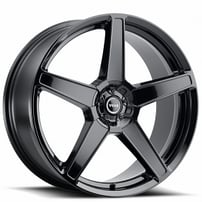 19" Voxx Wheels MG5 Gloss Black Rims