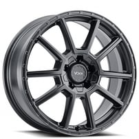 17" Voxx Wheels Monte Matte Black Rims