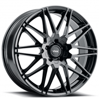 17" Voxx Wheels Nice Gloss Black Rims