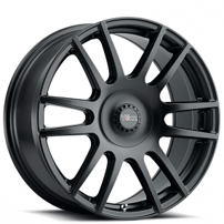 18" Voxx Wheels Pisa Matte Black Rims