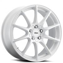 17" Voxx Wheels Cotto White Rims