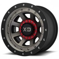 20" XD Wheels XD137 FMJ Satin Black with Dark Tinted Off-Road Rims 