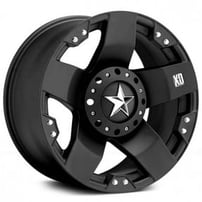 17" XD Wheels XD775 Rockstar Matte Black Crossover Rims