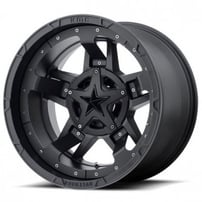17" XD Wheels XD827 Rockstar 3 Matte Black with Customize Option Off-Road Rims 