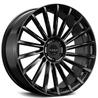 24" Koko Kuture Wheels URFA Gloss Black Flow Formed Rims