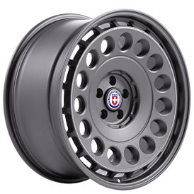 21" Staggered HRE Wheels 037 GTM Satin Charcoal Floating Cap Monoblock Forged Rims