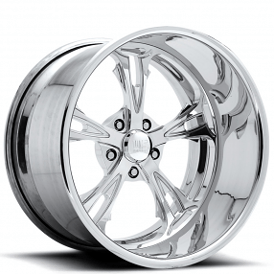28" U.S. Mags Forged Wheels Cartel 5 US410 Polished Tuckin Series Rims
