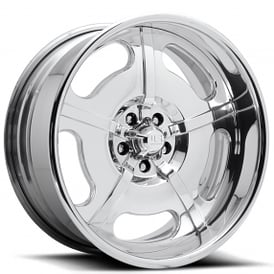 18" U.S. Mags Forged Wheels Rio Grande 5 US494 Polished Tuckin Series Rims