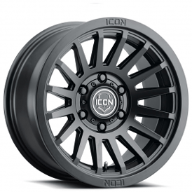 17" ICON Alloys Wheels Recon SLX Satin Black Crossover Rims