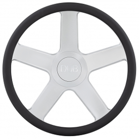 DUB Custom Steering Wheel Baller Brushed with Polished