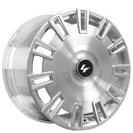 24" Lexani Forged Wheels M-Monarch Brushed Silver Monoblock Forged Rims