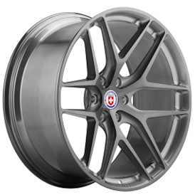 20" HRE Wheels P161 Brushed Dark Clear Monoblock Forged Rims