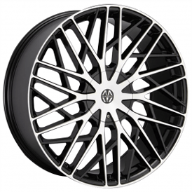 20" Massiv Wheels 925 Executive Black with Machined Face Rims