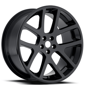 20" Dodge LX Viper AWD Wheels FR 64 Gloss Black OEM Replica Rims
