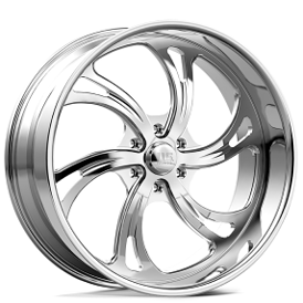 26" U.S. Mags Forged Wheels Kompressor 6 UF010 Polished Precision Series Rims
