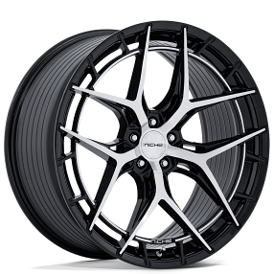 22" Niche Wheels NC286 Riviera Gloss Black with Machined Face Flow Formed Rims