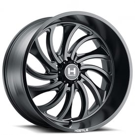 20" Hostile Wheels H118 Demon Satin Black Off-Road Rims
