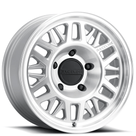 17" Raceline Wheels 451MC Ryno TR Machined with Clear Coat Rims