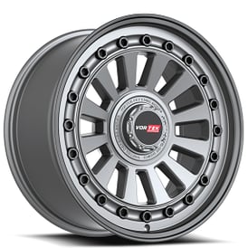 20" Vortek Off-Road VRD-702 Radar Matte Gunmetal Rims 