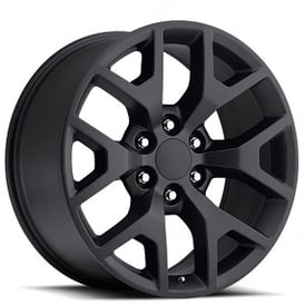 26" GMC Sierra Wheels 288 Matte Black OEM Replica Rims 