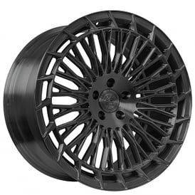 21" Lexani Forged Wheels LF-Euro Sport M-Monteblanco Black Monoblock Forged Rims